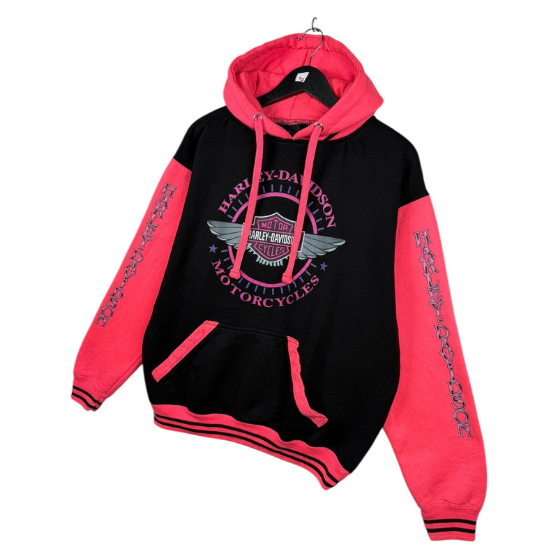 Vintage Harley Davidson Wing Logo Hoodie