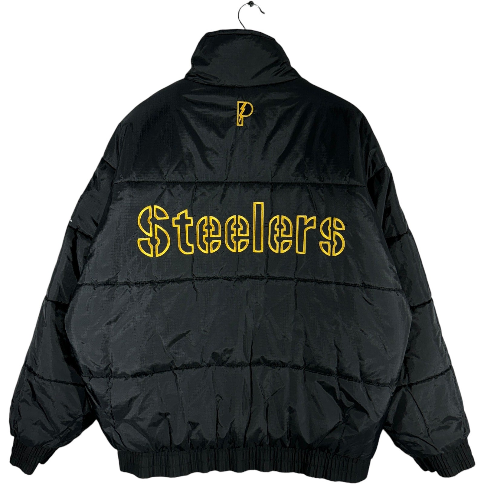 Vintage Pro Player Pittsburgh Steelers NFL Reversible Puffer Jacket