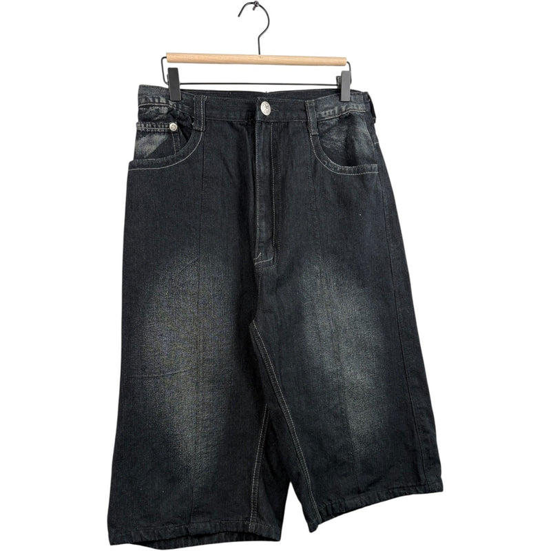 Vintage Bermuda Faded Denim Shorts