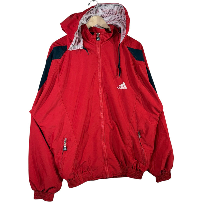 Vintage Adidas 3 Stripes Windbreaker