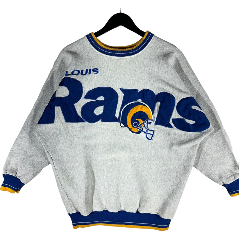 Vintage St. Louis Rams Spellout NFL Crewneck