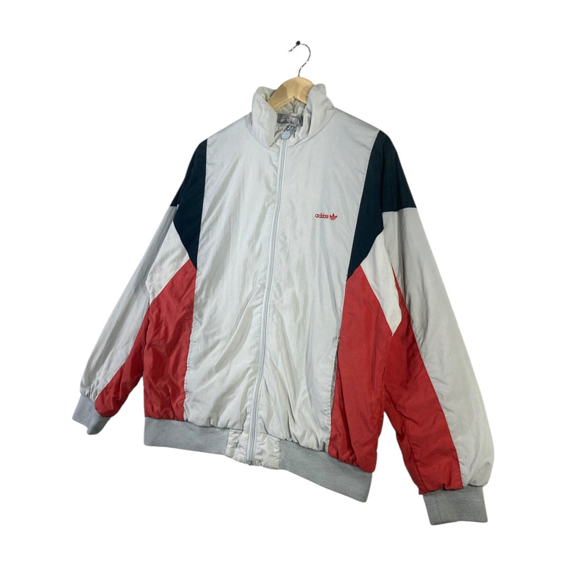 Vintage Adidas Trefoil Colorblock Full Zip Windbreaker