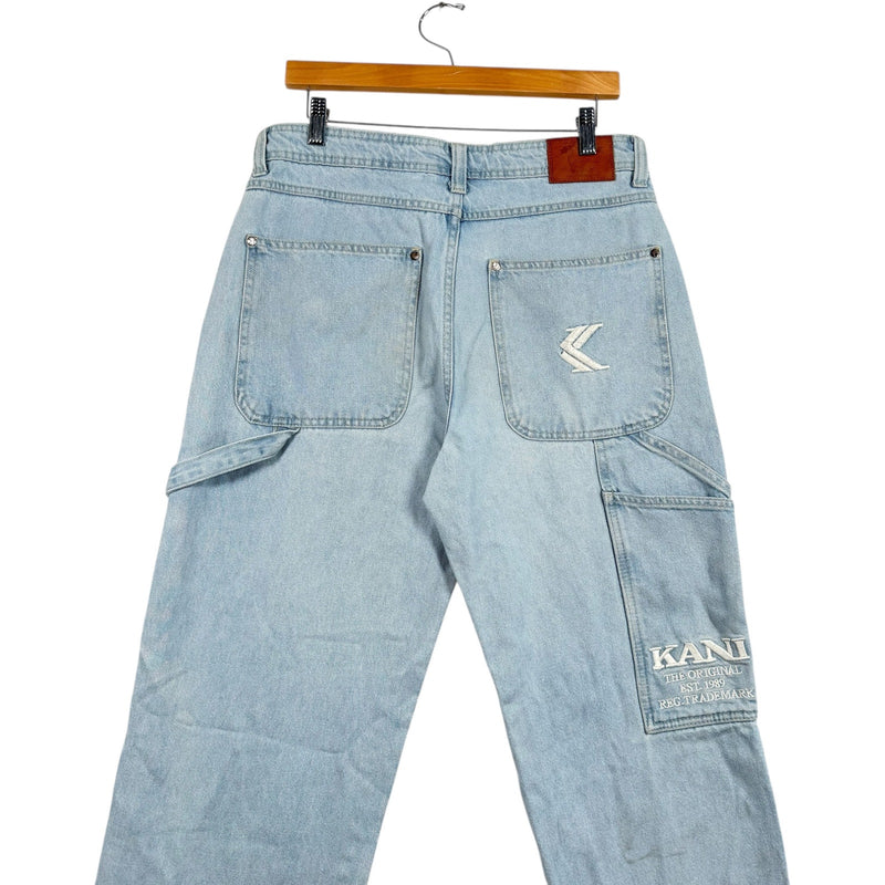 Vintage Kani Embroidered Carpenter Denim 33x32