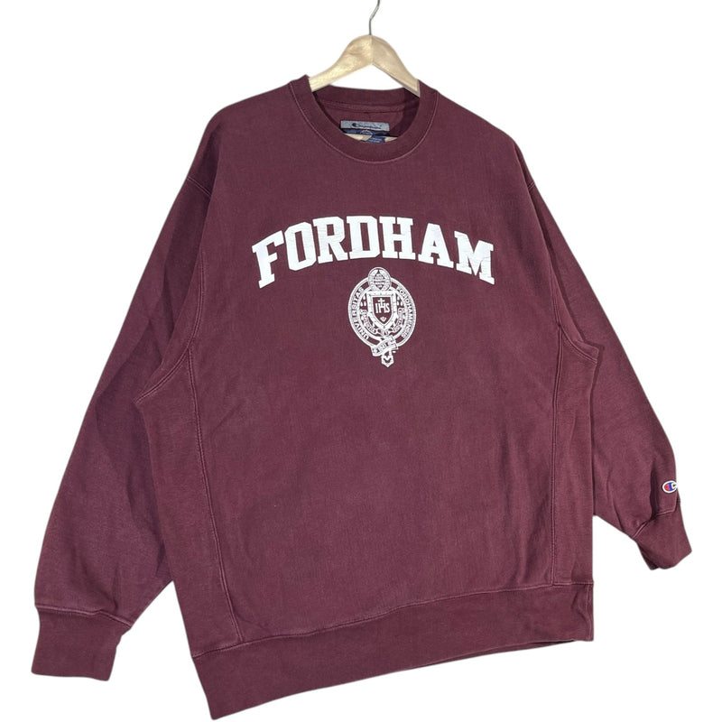 Vintage Fordham Spellout University Crewneck