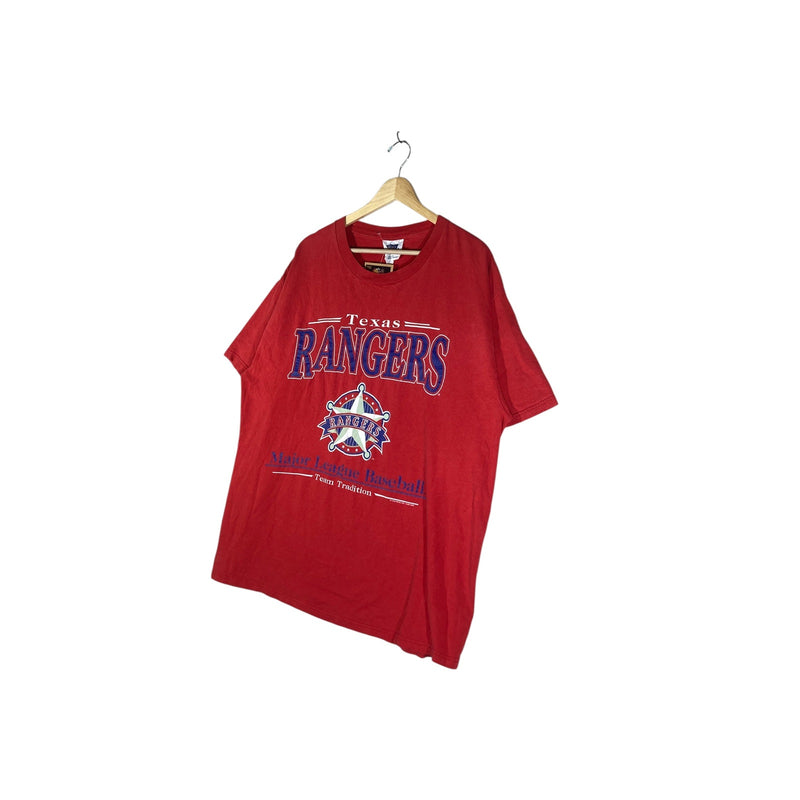 Vintage Texas Rangers Chest Spellout MLB T-Shirt