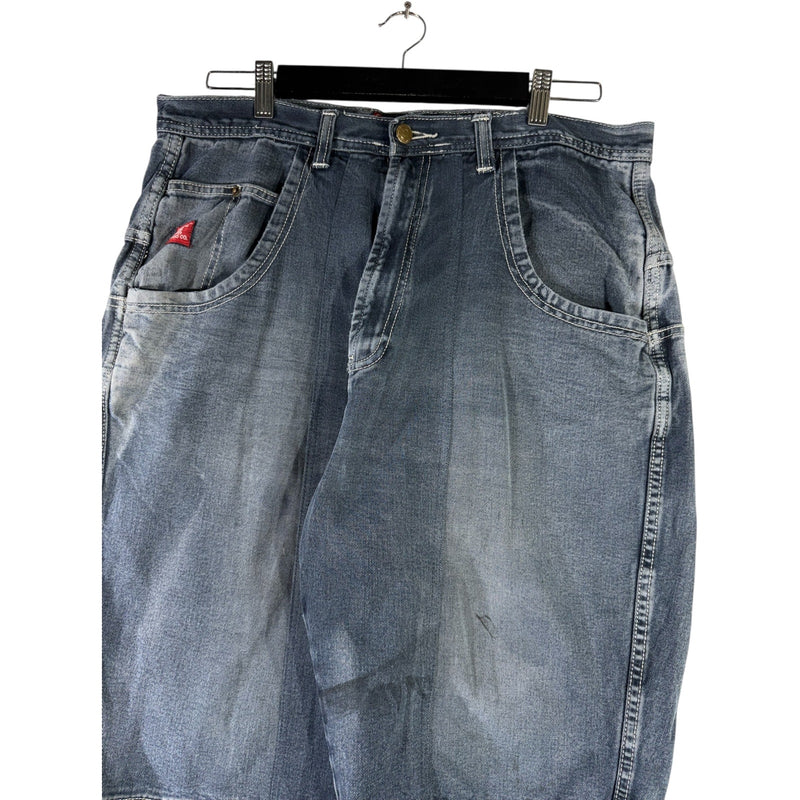 Vintage Machine Jeans Co Embroidered Denim Shorts 36