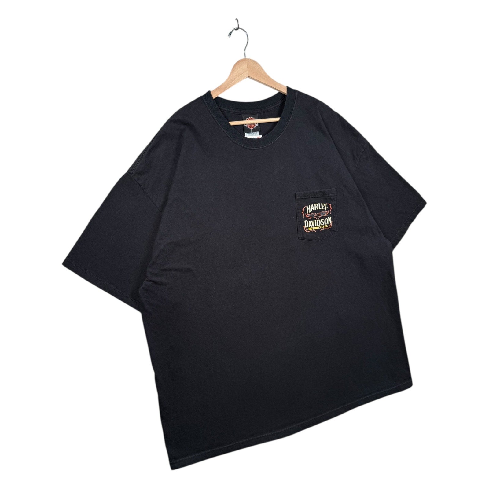 Vintage Harley Davidson Virginia Beach Pocket T-Shirt