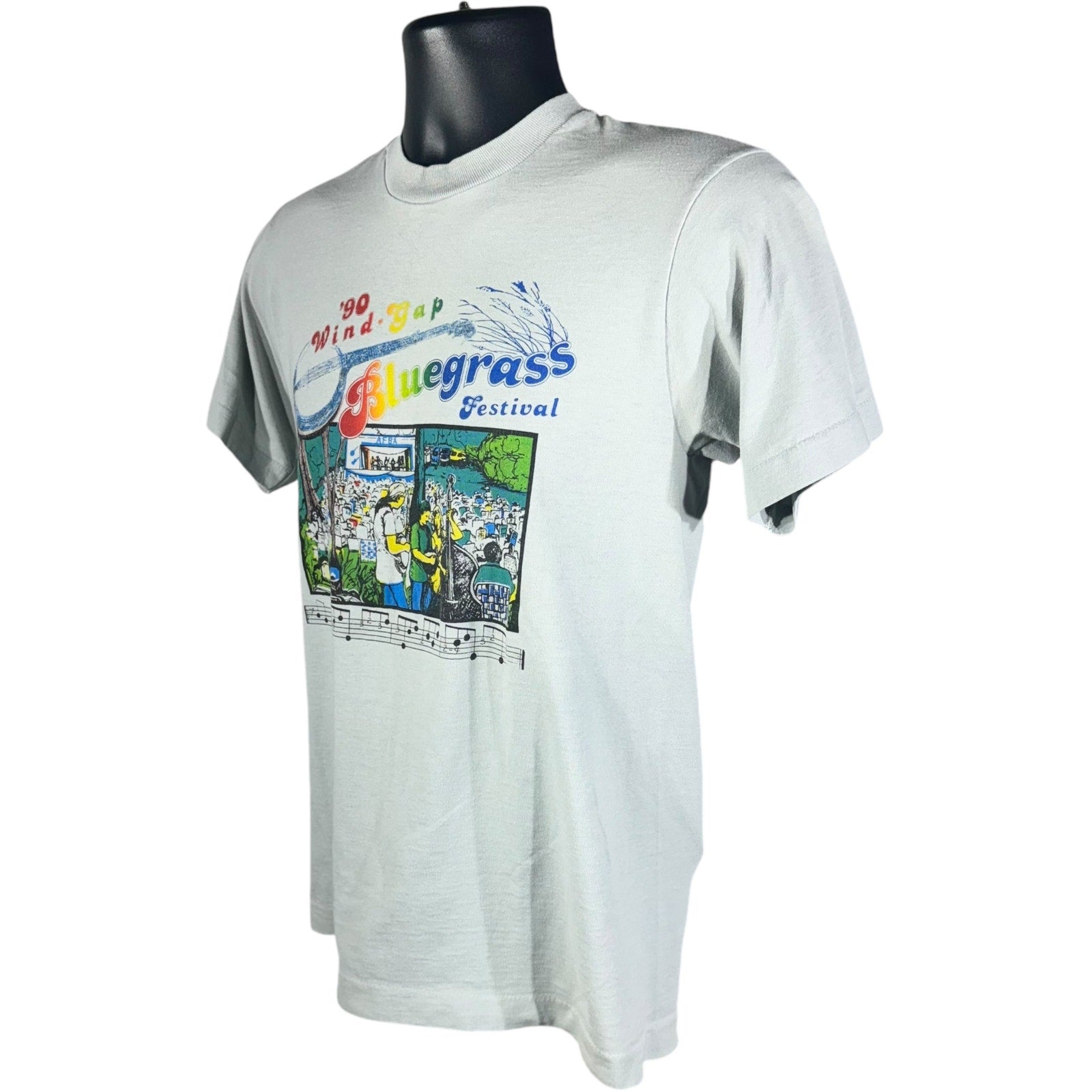 Vintage Wind Gap Bluegrass Festival Tee 1990