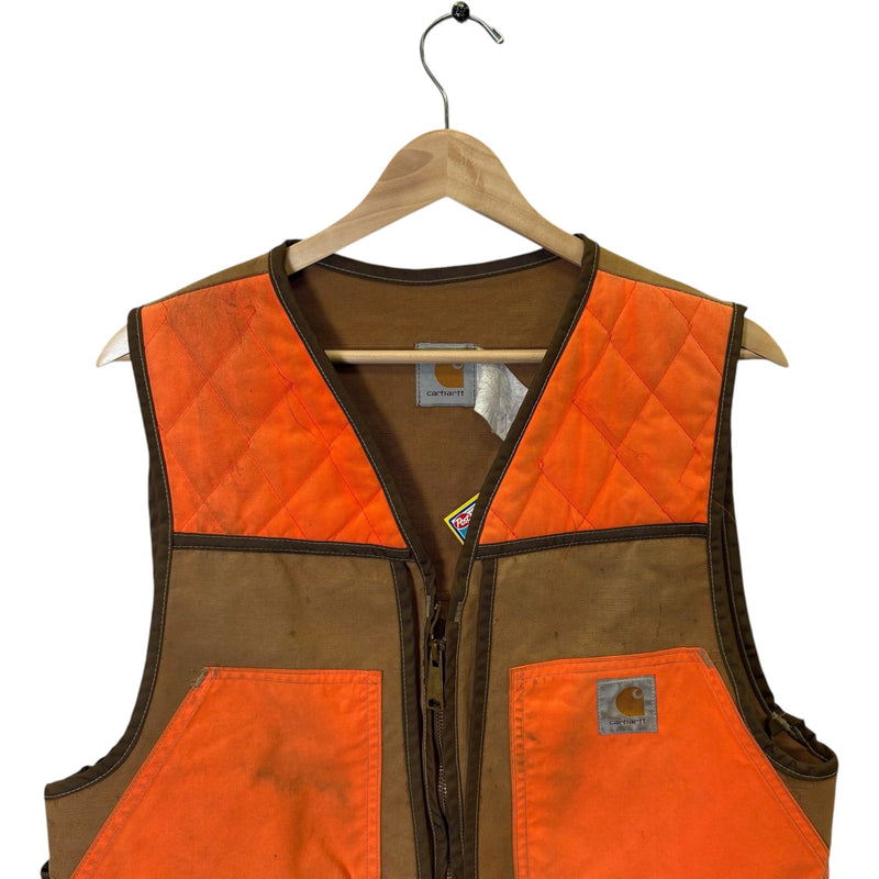 Vintage Carhartt Full Zip Hunting Vest