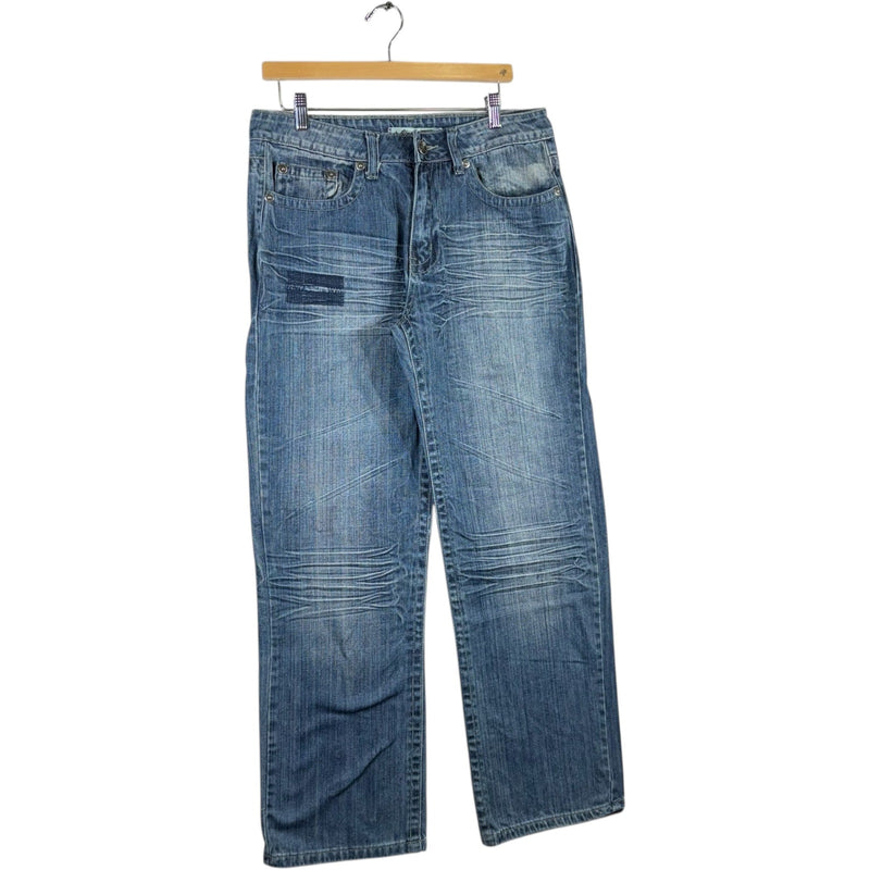 Y2K  Cinque Embroidered Wide Leg Denim Jeans 36/50