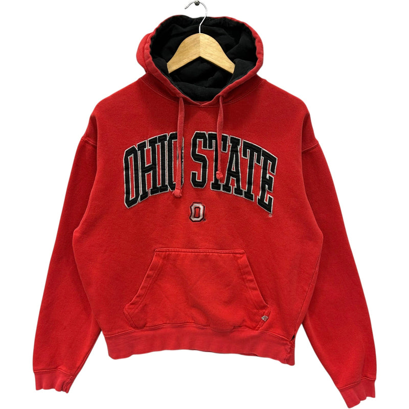 Vintage Ohio State University Patch Spellout Hoodie