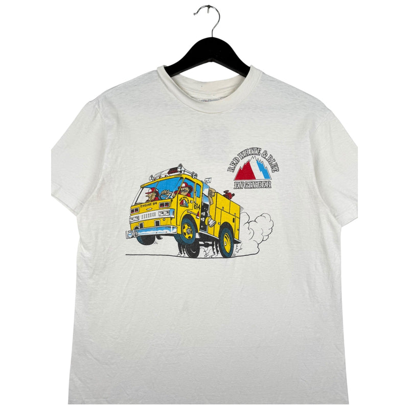 Vintage Hanes Red White & Blue Engineer T-Shirt