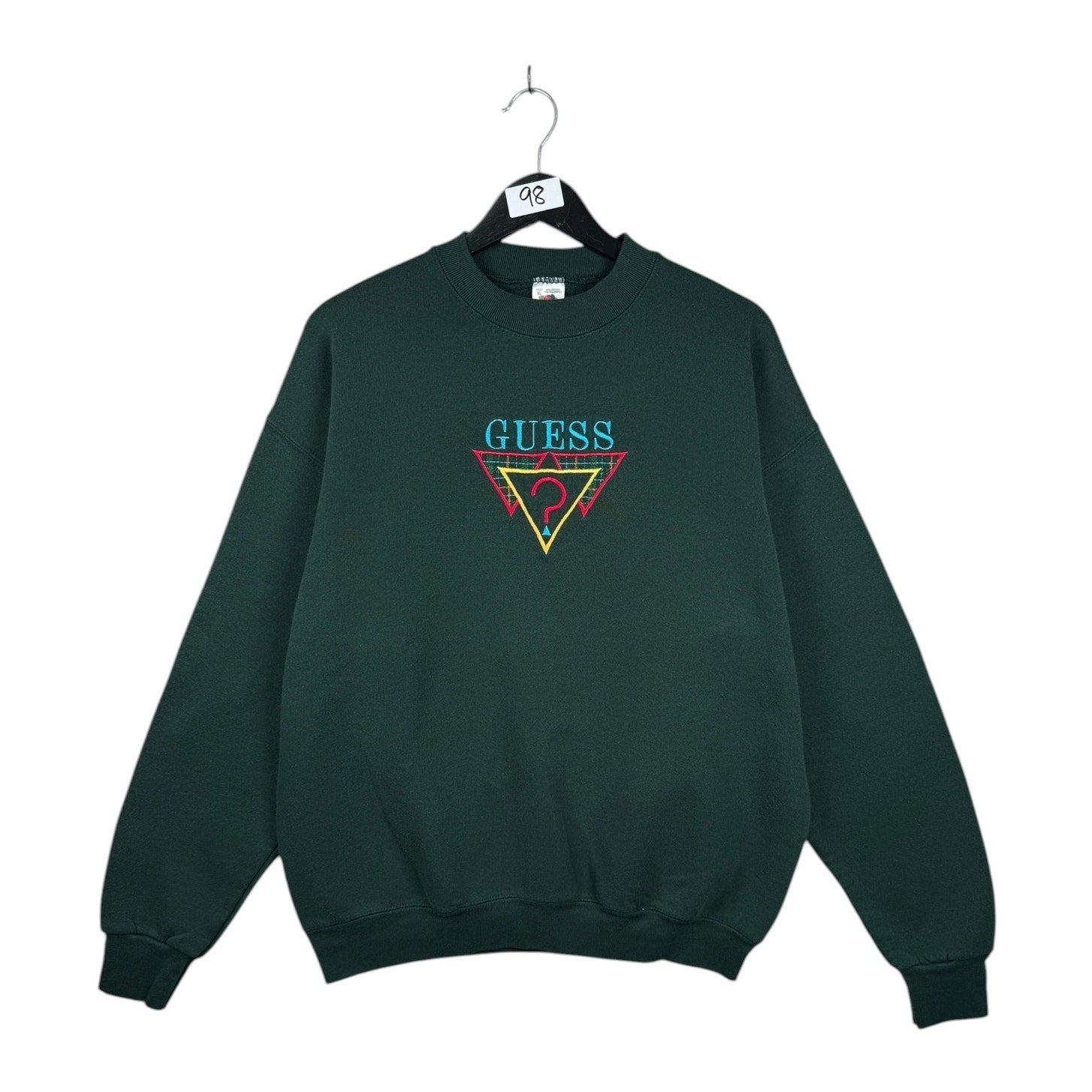 Vintage Embroidered Guess Logo Crewneck