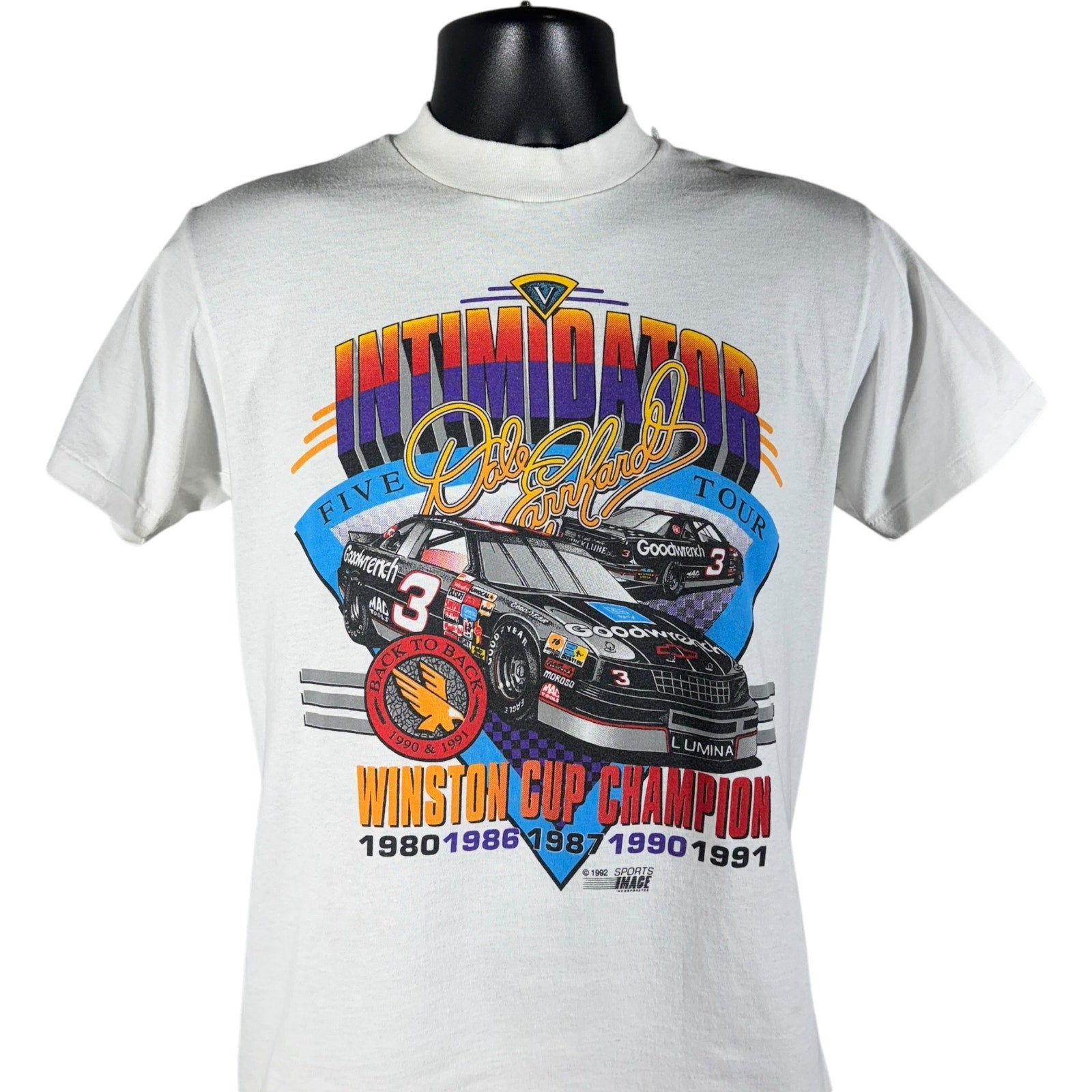 Vintage Dale Earnhardt "Intimidator Tour" NASCAR Tee 1992