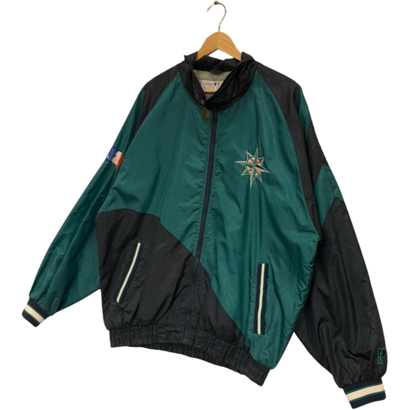 Vintage Seattle Mariners Embroidered MLB Windbreaker