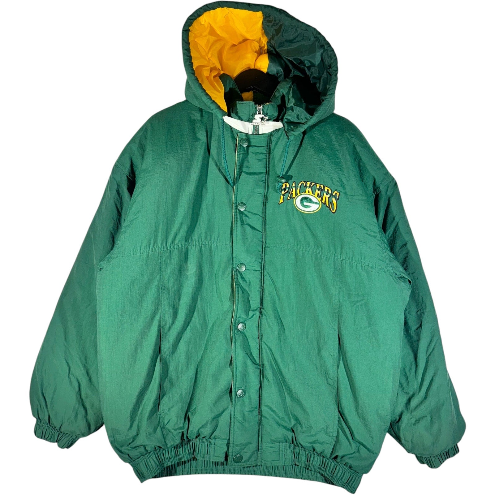 Vintage Green Bay Packers Starter Puffer Jacket