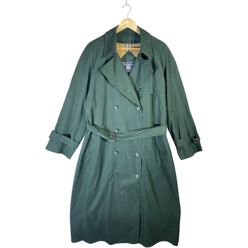 Vintage Women's Burberry's Wool Belted Trench Coat