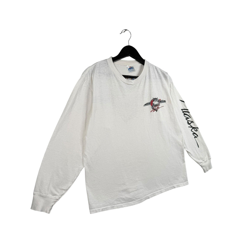 Vintage Alaska Husky Dog Graphic Long Sleeve