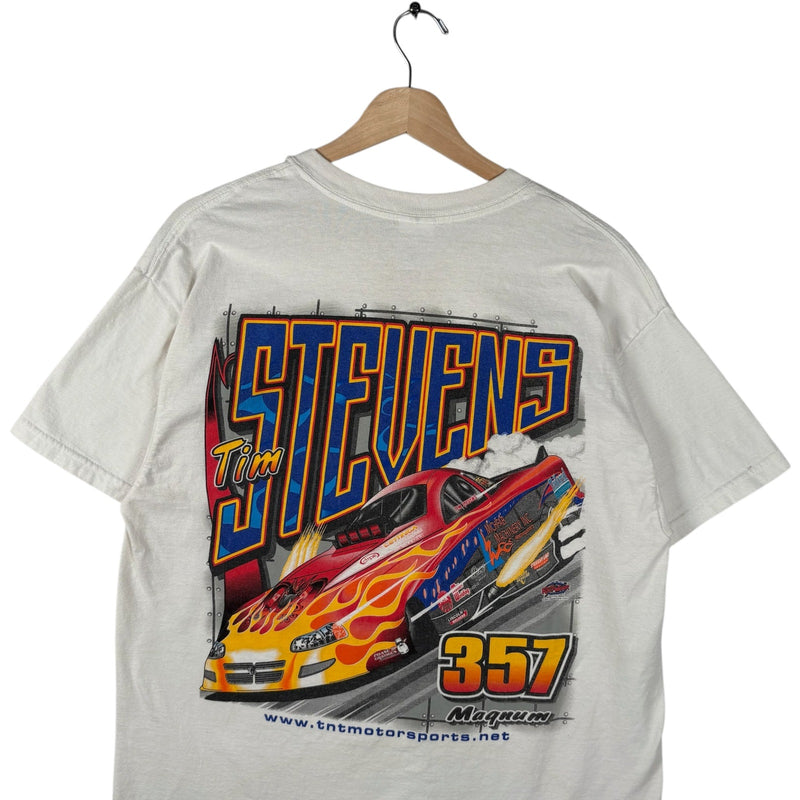 Vintage Tim Stevens 357 Magnum Car Drag Racing NHRA Tee