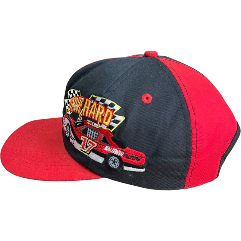 Vintage Baldwin "Drive Hard" Racing Snapback Hat