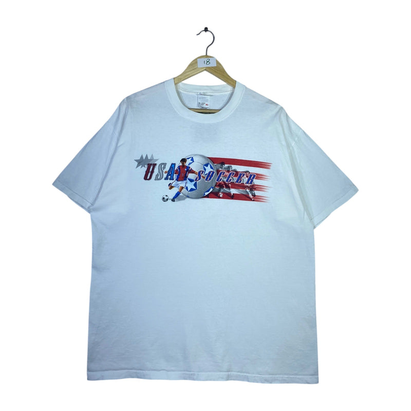 Vintage USA Soccer Graphic Print T-Shirt