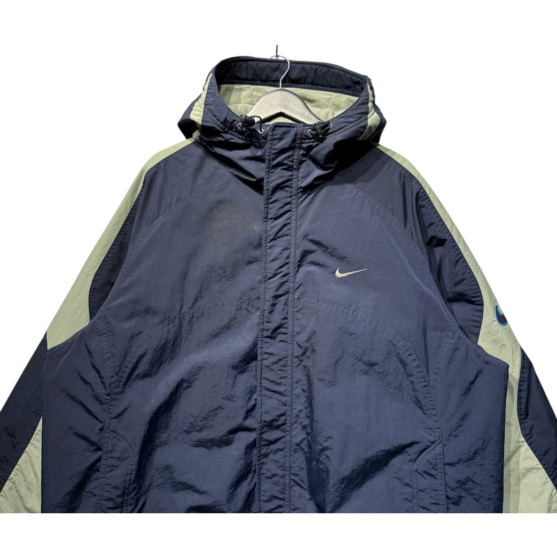 Vintage Nike Mini Swoosh Logo Hooded Windbreaker