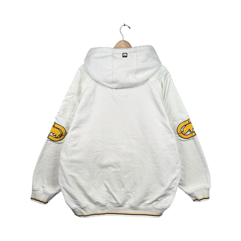 Vintage Ecko Unlimited Embroidered Logo Full Zip Hoodie