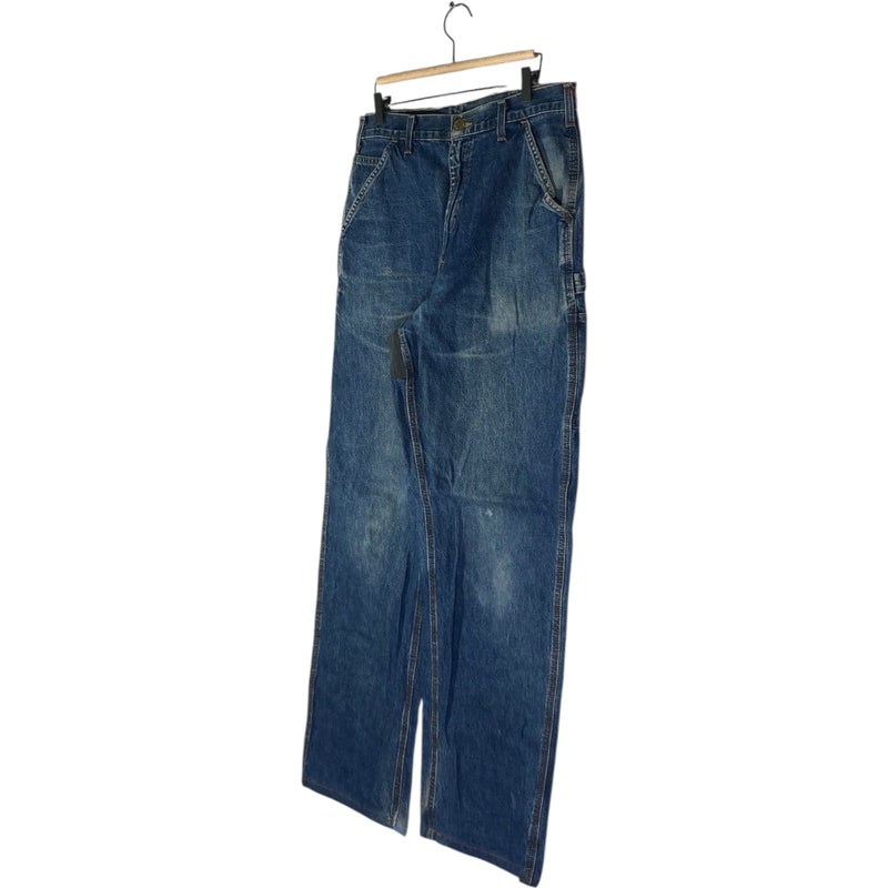 Vintage Carhartt Utility Workwear Carpenter Denim Pants 34x36