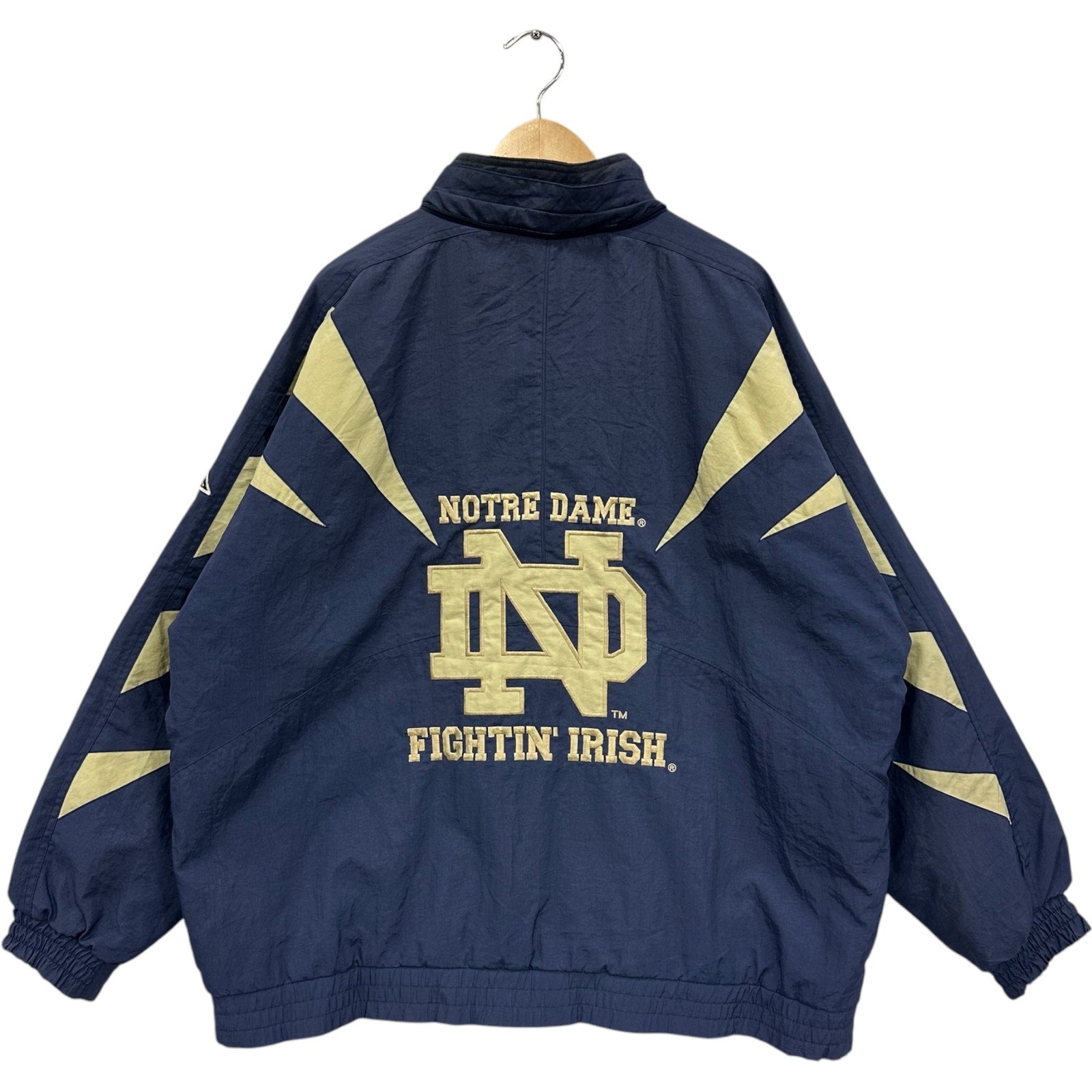 Vintage Notre Dame Fighting Irish Puffer Jacket