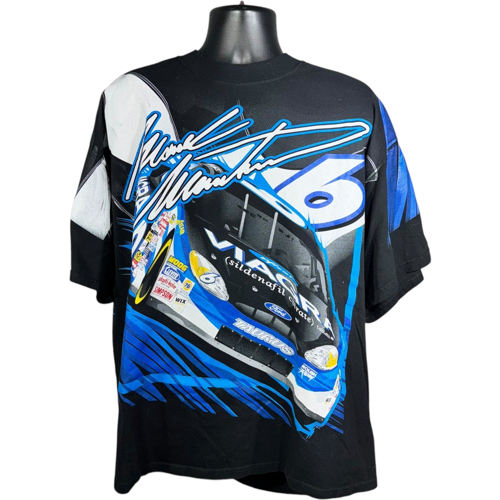 Vintage Mark Martin AOP NASCAR Tee