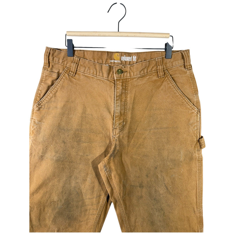 Vintage Carhartt Relaxed Fit Carpenter Work Shorts 36