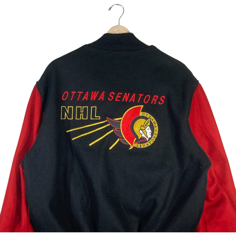 Vintage Ottawa Senators NHL Varsity Jacket