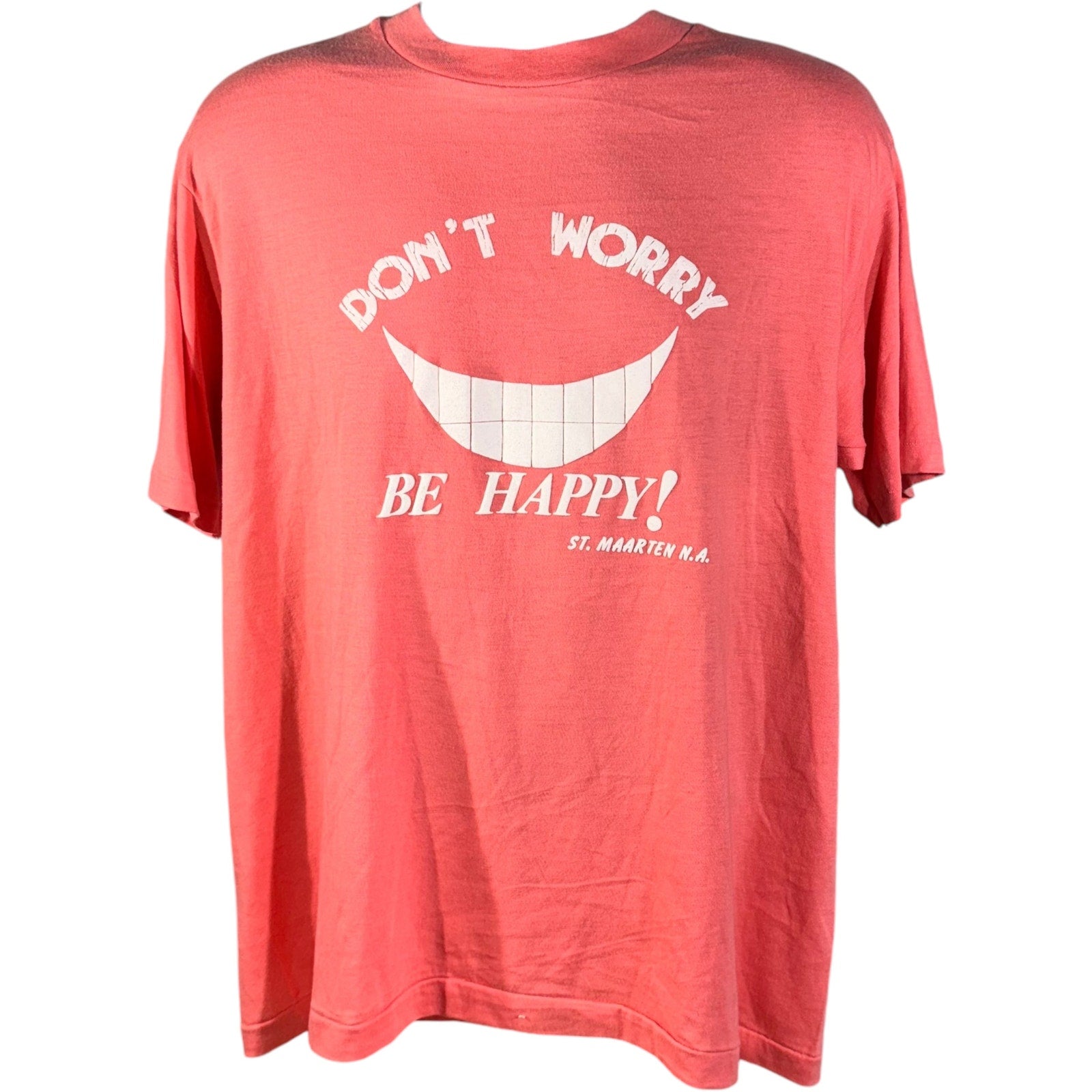 Vintage Don't Worry Be Happy Tee