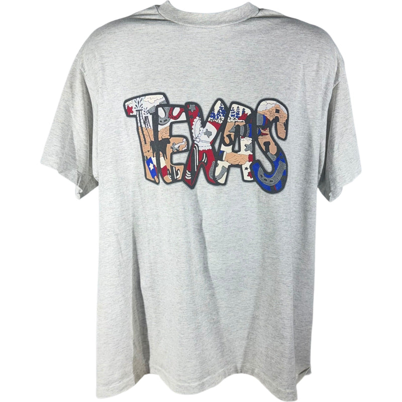 Vintage All Things Texas Spellout Souvenir Tee