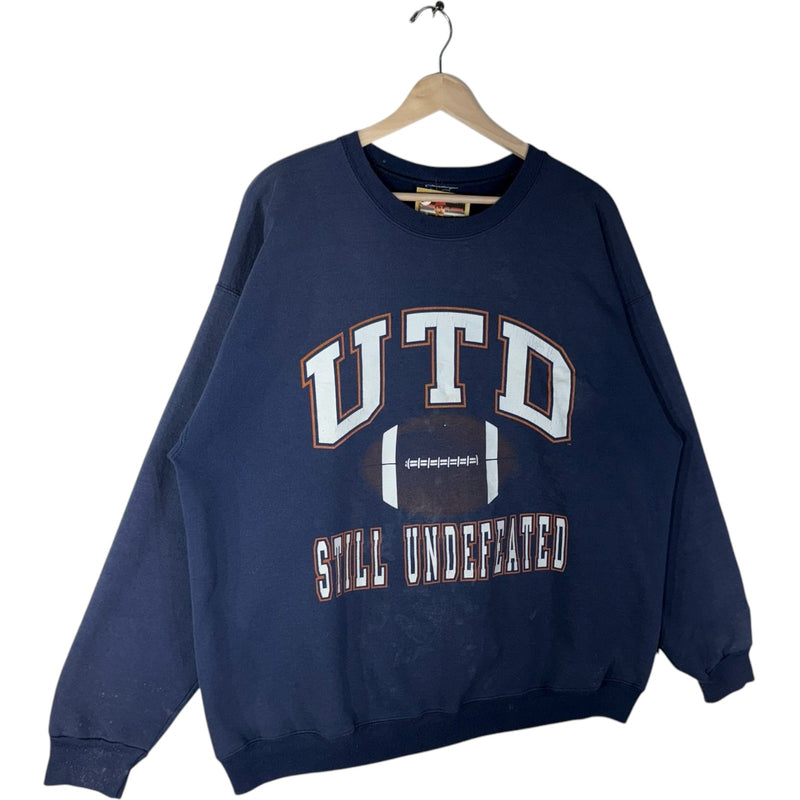 Vintage University Of Texas Dallas Football Logo Crewneck