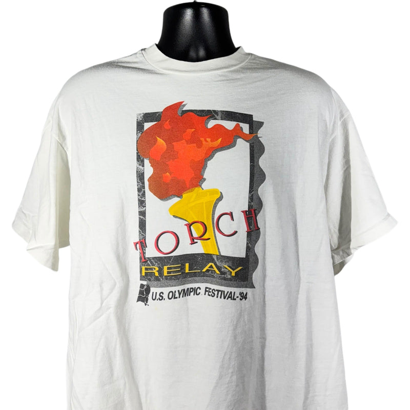 Vintage US Olympic Festival Torch Relay Tee 1994