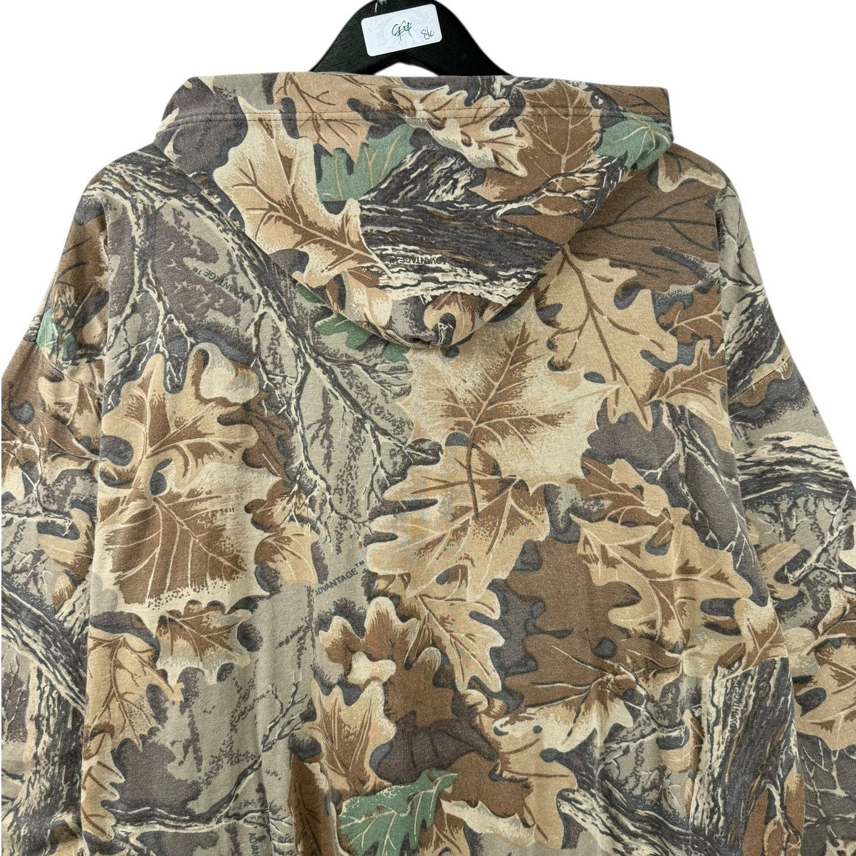 Vintage Ace Sportswear Realtree Camo Full Zip Hoodie