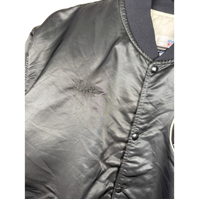 Vintage Starter Raiders NFL Satin Bomber Jacket