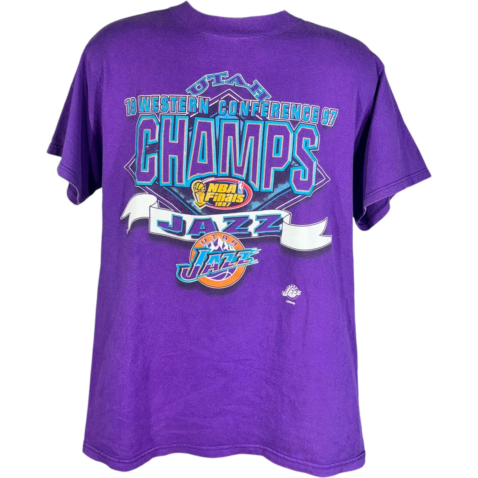 Vintage Utah Jazz Western Conference Champs NBA Tee 1997