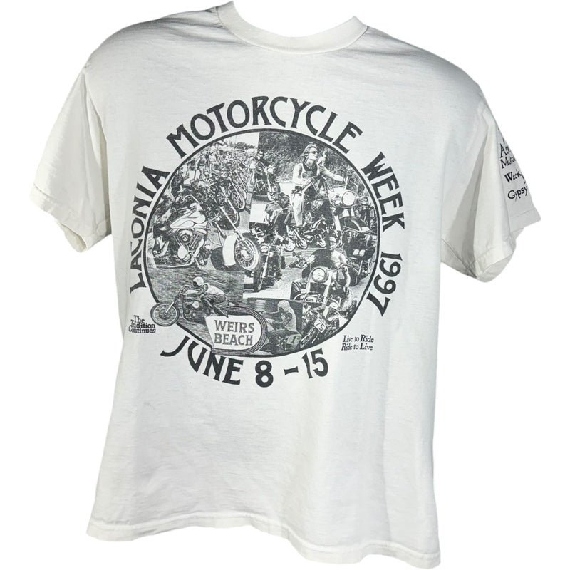 Vintage Laconia Motorcycle Week Tee 1997