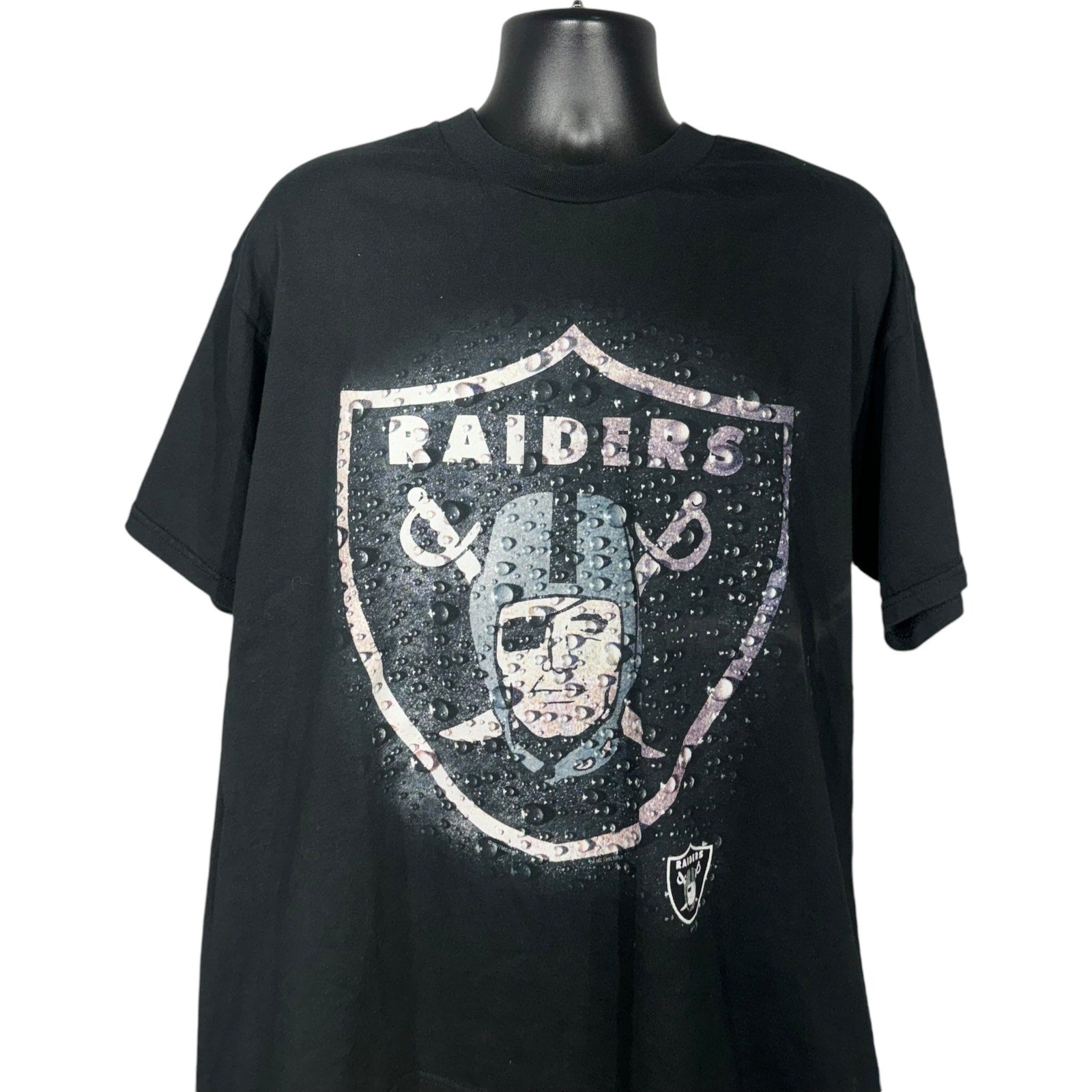 Vintage NFL Oakland Raiders Shield Logo Tee