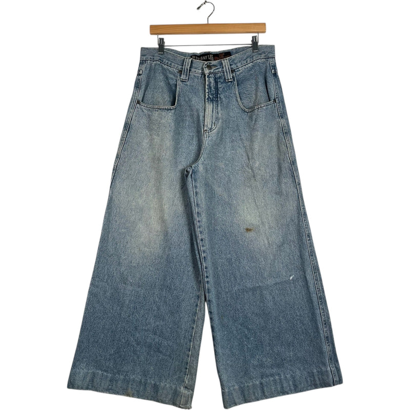 Vintage Elephant Leg Baggy Wide Leg Denim Jeans 32 x 27