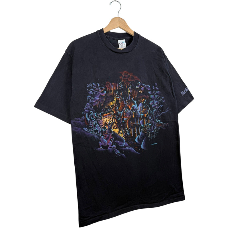Vintage Winter Cabin Graphic T-Shirt
