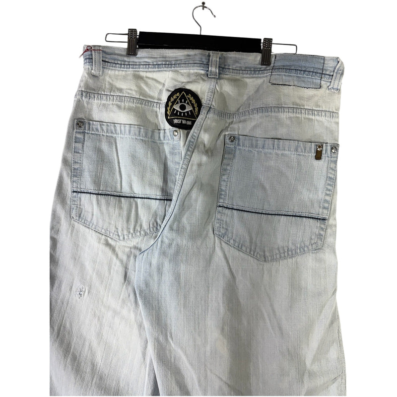 Vintage Southpole Cross Patch Denim Shorts 38