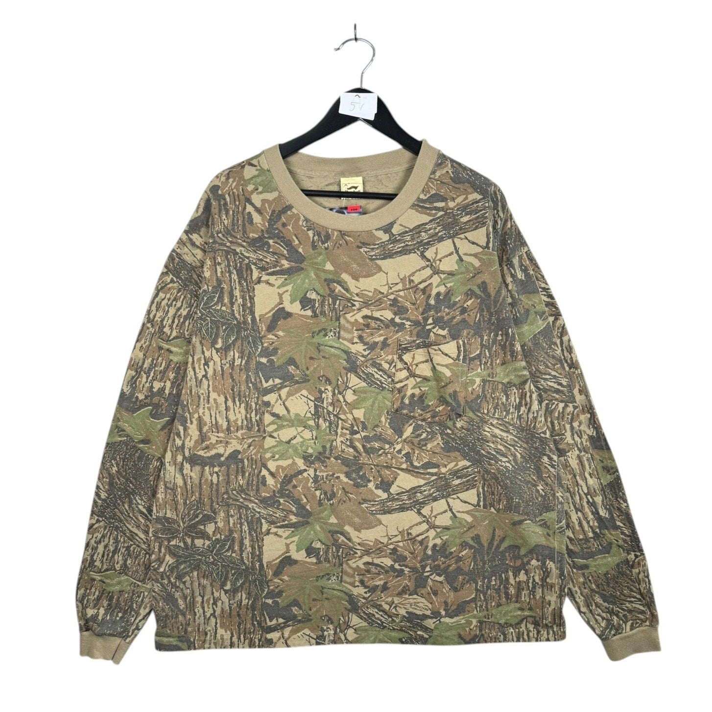 Vintage Duxbak Camo Realtree Long Sleeve T-Shirt