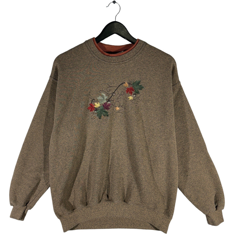 Vintage Autumn Floral Crewneck