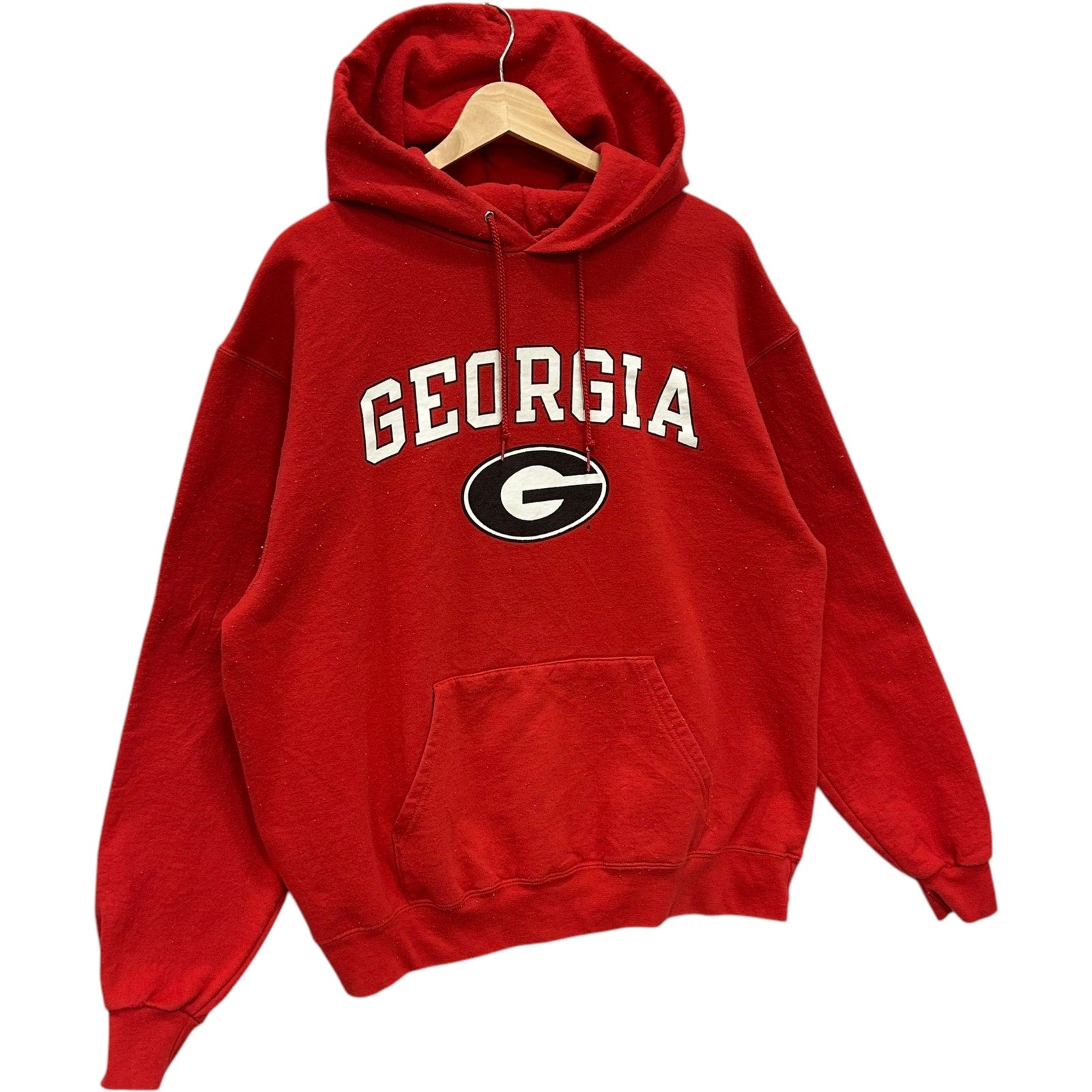 Vintage University Of Georgia Bulldogs Spellout Hoodie