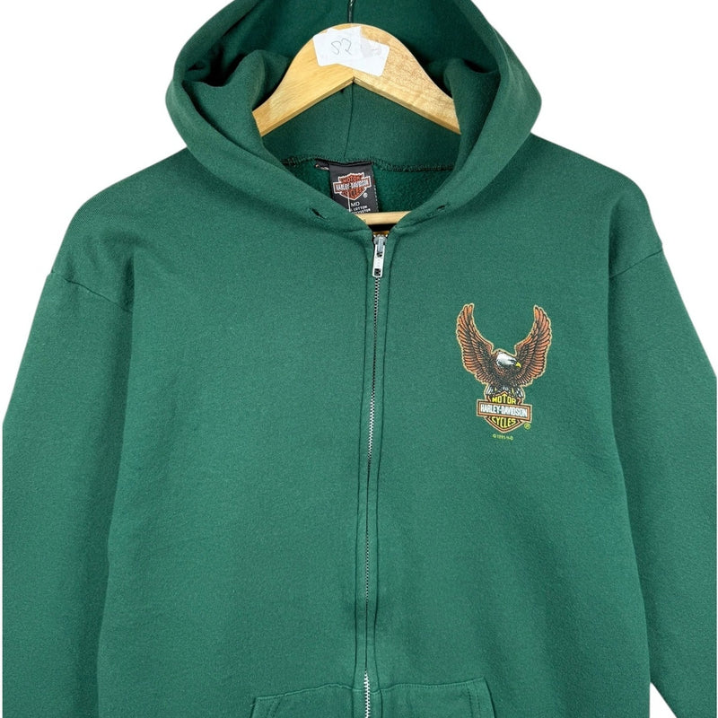 Vintage Harley Davidson Modesto California Graphic Hoodie
