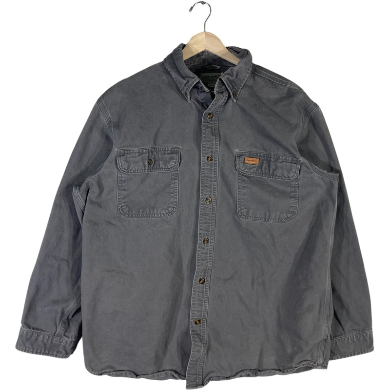 Vintage Carhartt Original Fit Chamois Button Up Flannel