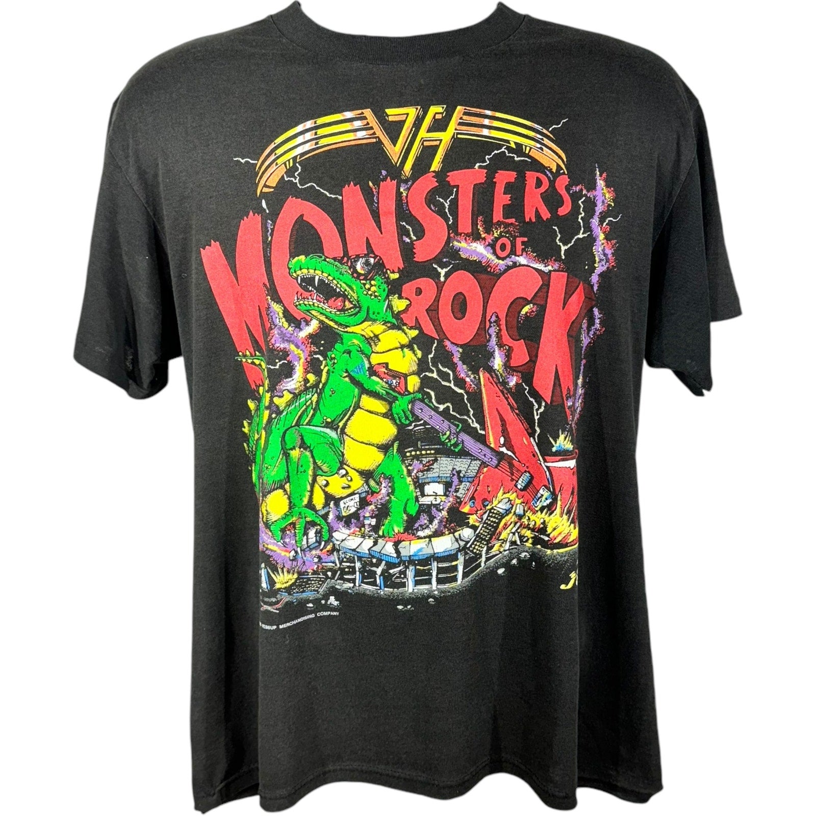 Vintage Van Halen Monsters of Rock Tour Tee 1988